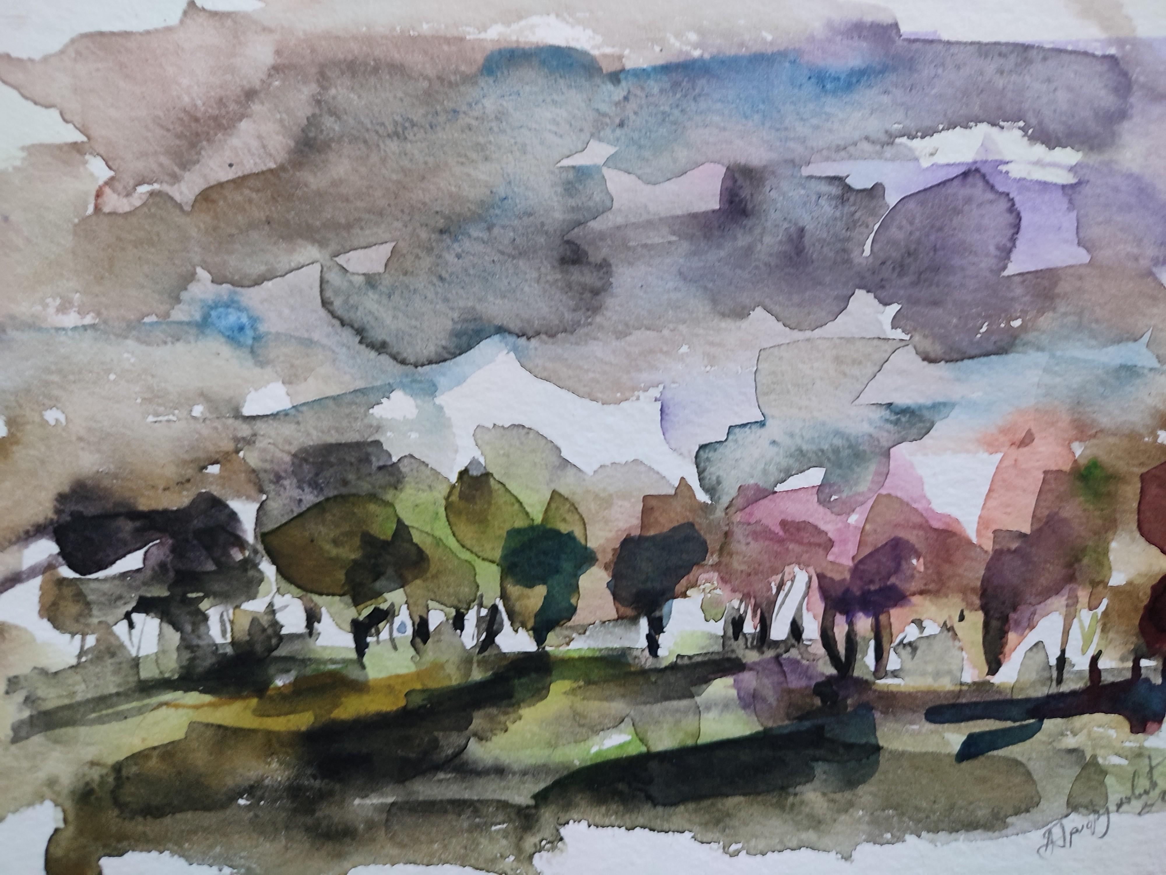 Pejzaž akvarel 2
